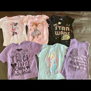 Disney girls shirts